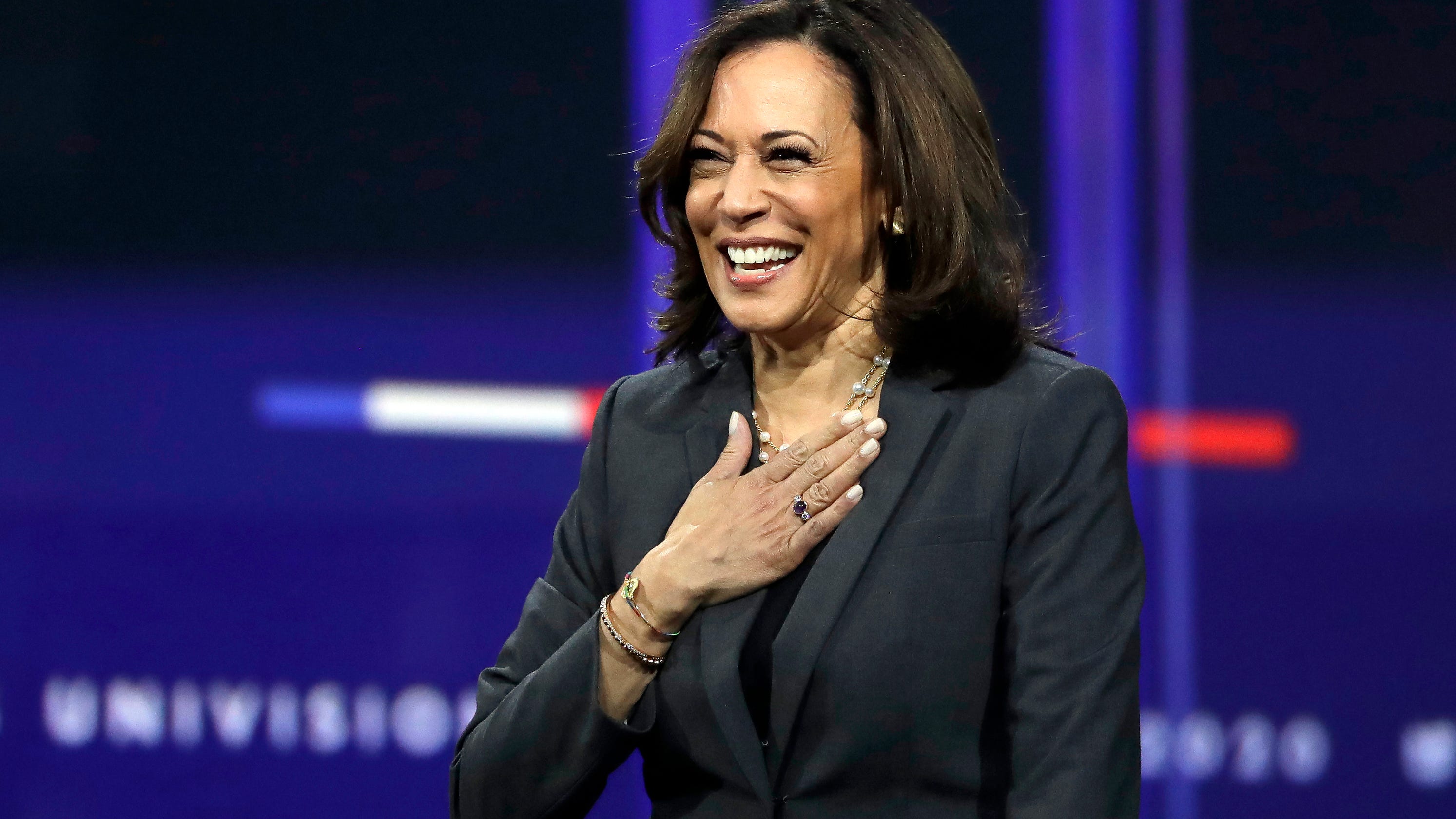 Présidentielle 2020: Kamala Harris veut donner le ton