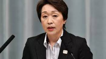  Seiko Hashimoto, la ministre charg/u00e9e de l/u2019/u00c9galit/u00e9 entre les femmes et les hommes. Toshifumi KITAMURA // AFP 