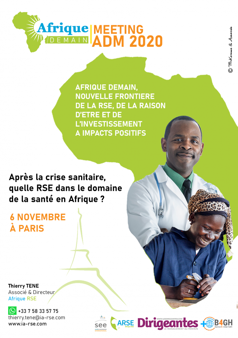 Ouverture des inscriptions pour le forum RSE santé Afrique du 6 novembre à Paris 