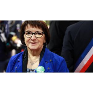 La présidente de la FNSEA Christiane Lambert, première femme élue à la tête du principal syndicat agricole européen