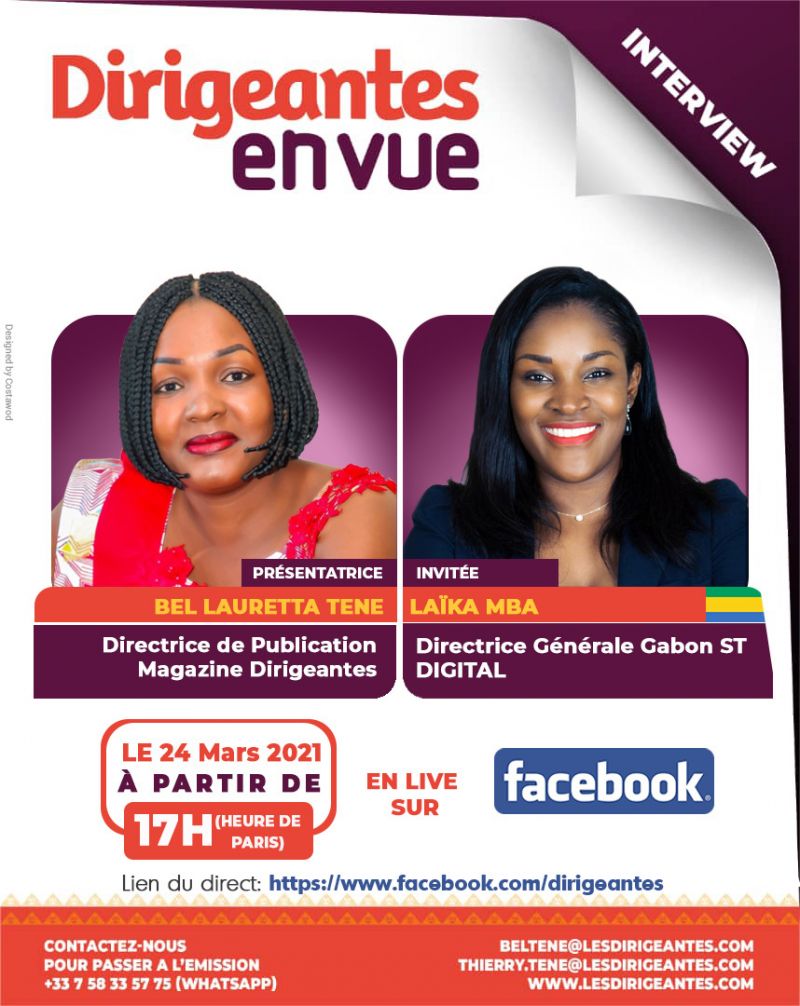 Interview exclusive Laïka MBA, Directrice Générale Gabon de ST DIGITAL