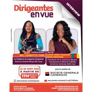 Interview exclusive de Love Vera GOZION épouse EKOUME, Présidente du CW