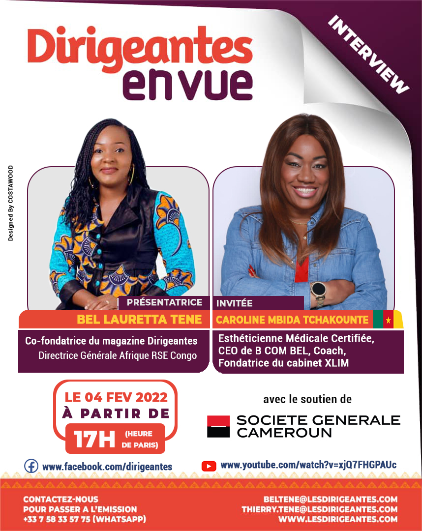 Interview exclusive Caroline MBIDA TCHAKOUNTE, CEO de B COM BEL 