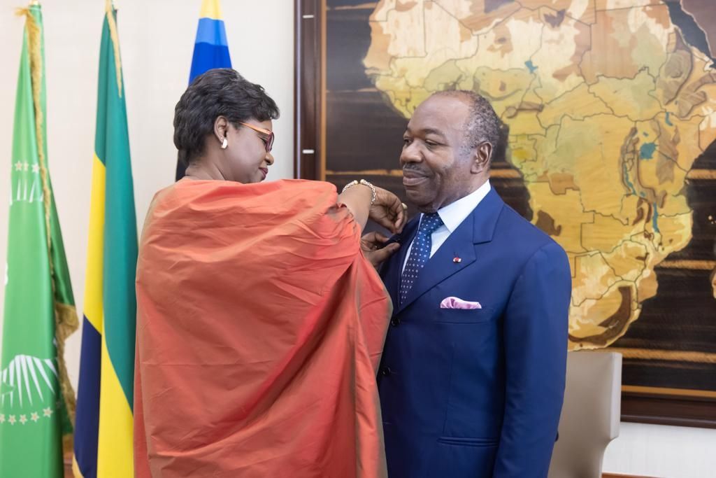 ONU Femmes décerne la distinction du HeforShe au Président du Gabon, Ali BONGO ONDIMBA