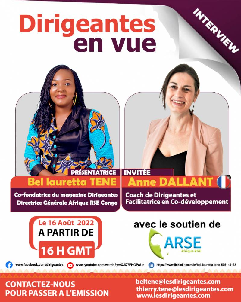 INTERVIEW : Anne DALLANT, Fondatrice de Point de Mire, Coach de dirigeantes et Facilitatrice en Co-développement 