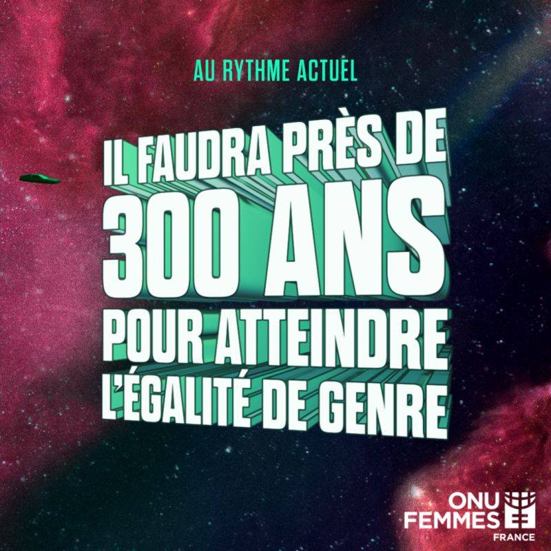 8 mars 2023 : L’égalité de genre ne peut pas attendre 300 ans !