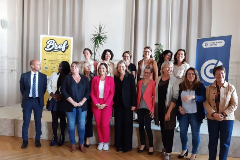 Sarthe : La présidente de l'Assemblée nationale en soutien aux femmes entrepreneures 