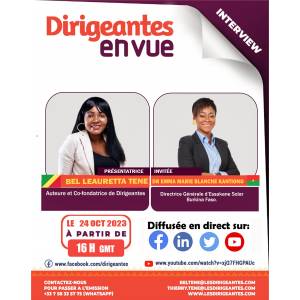 Interview du Dr Emma Marie Blanche Kantiono, Directrice Générale d'Essakane Solar SAS, filiale de Total Energies