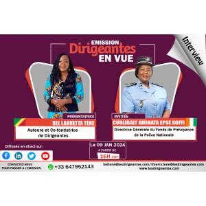 Interview Mme Aminata COULIBALY epse KOFFI, Directrice Générale du Fonds de Prévoyance de la Police Nationale.
