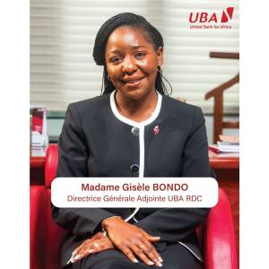 Gisèle BONDO nommée Directrice Générale Adjointe de UBA RDC