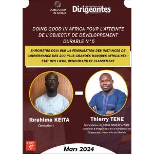 Baromètre DGIA sur la féminisation des instances de gouvernance des 200 plus grandes banques africaines : État des lieux, benchmark et classement