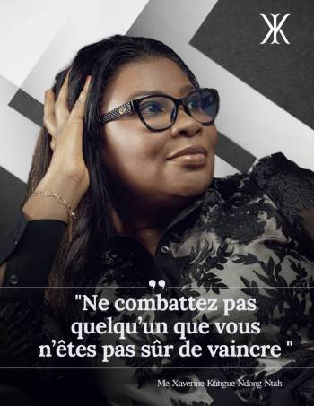 Maître Xaverine KANGUE NDONG NTAH, Avocate