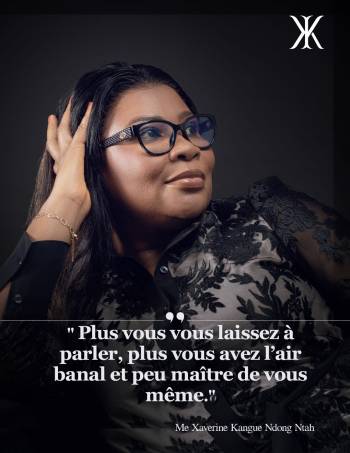 Maître Xaverine KANGUE NDONG NTAH, Avocate