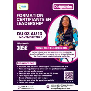 FORMATION CERTIFIANTE EN LEADERSHIP