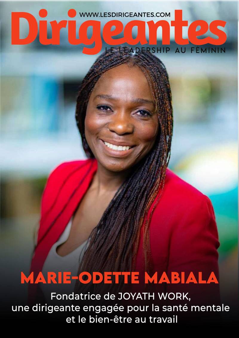 Marie-Odette MABIALA, Fondatrice de JOYATH WORK, une dirigeante engagée pour la santé mentale et le bien-être au travail