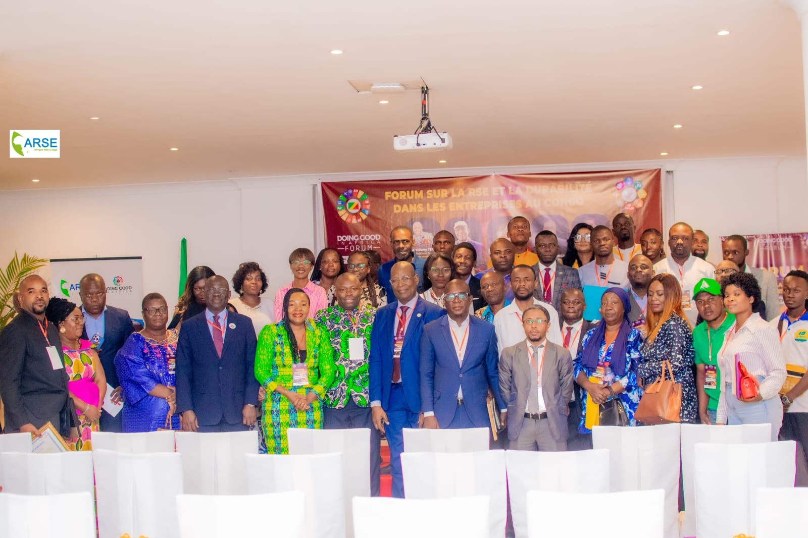 Brazzaville, Congo : remerciements aux entreprises présentes au du Forum DGIA sur la RSE et la durabilité 