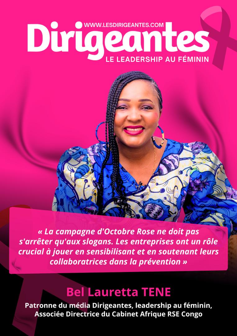 « La campagne d’Octobre Rose ne doit pas s’arrêter qu’aux slogans. Les entreprises ont un rôle crucial à jouer en sensibilisant et en soutenant leurs collaboratrices. »