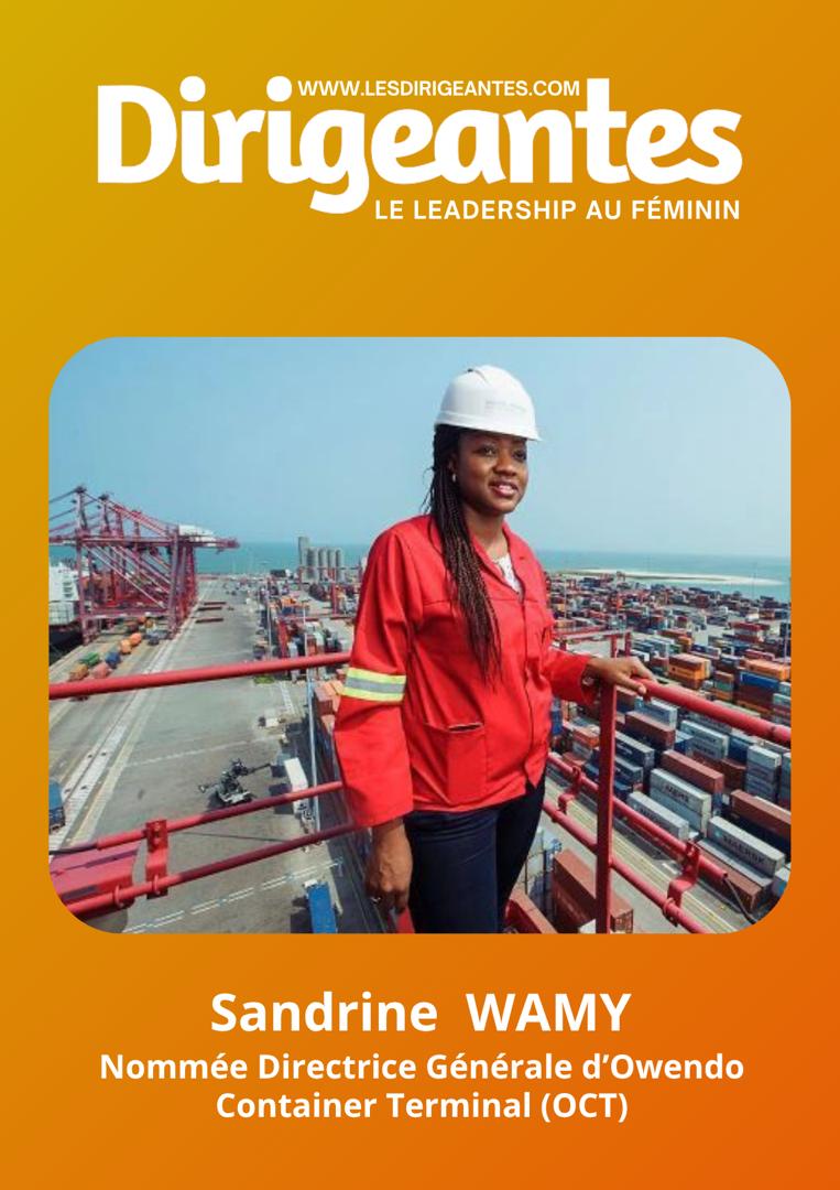 Gabon : Sandrine WAMY nommée Directrice Générale d’Owendo Container Terminal (OCT), filiale d’Africa Global Logistics (AGL) et première femme à la tête de cette filiale