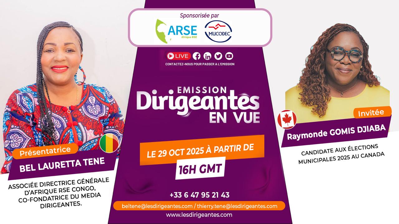 Interview exclusive de Raymonde DJABIA GOMIS, CEO de « femme en mouvement », Candidate aux élections municipales du 02 novembre au Canada 
