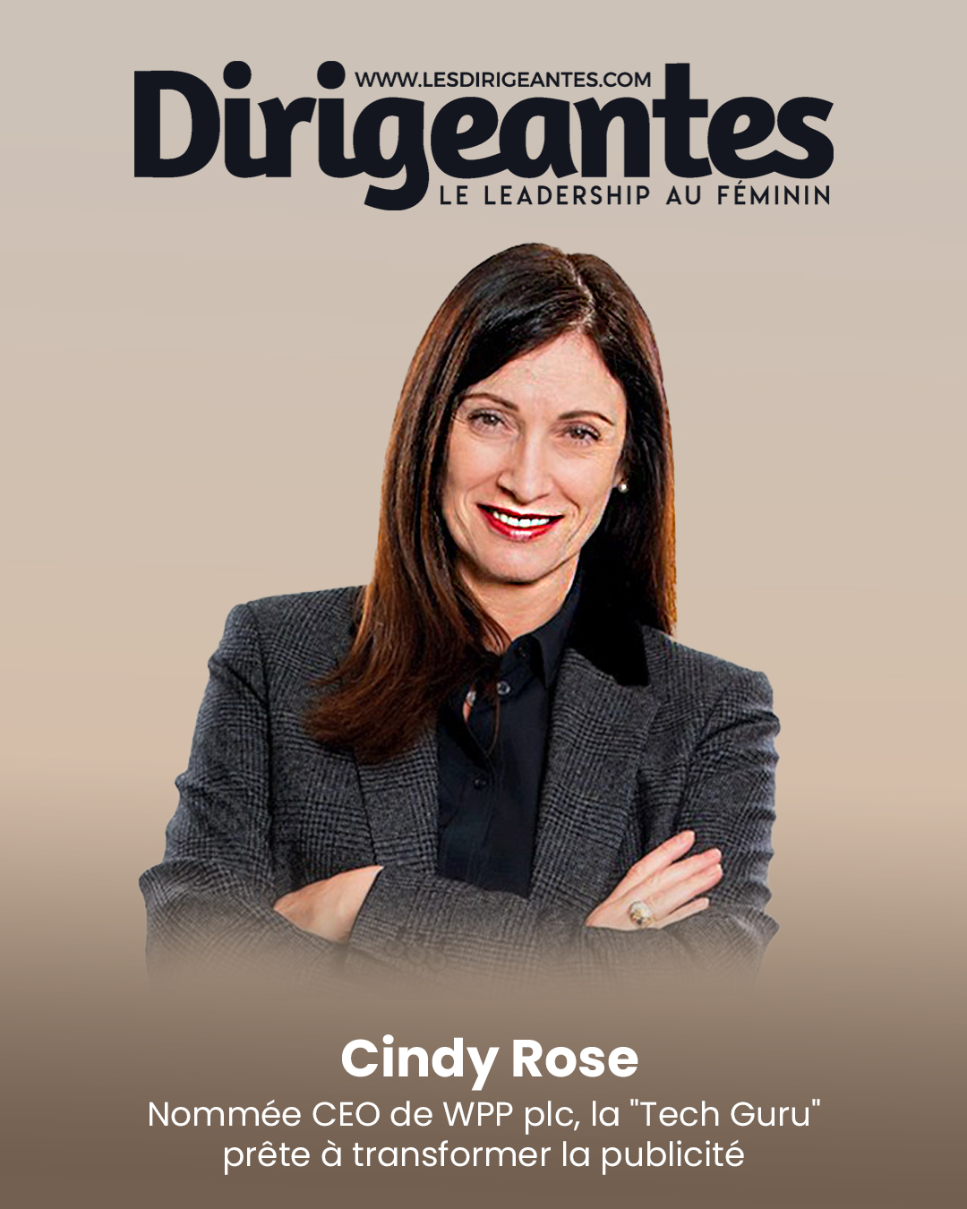 Cindy Rose, nommée CEO de WPP plc, la 
