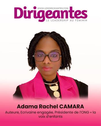Adama Rachel CAMARA, Auteure, Ecrivaine engagée, Présidente de l’ONG « la voix d’enfants »