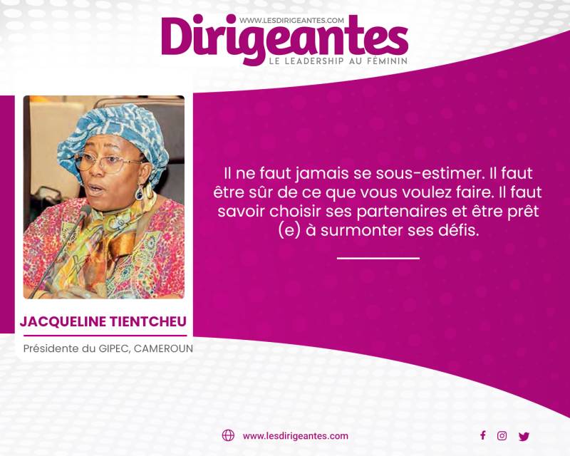 Jacqueline TIENTCHEU, Présidente du GIPEC, CAMEROUN