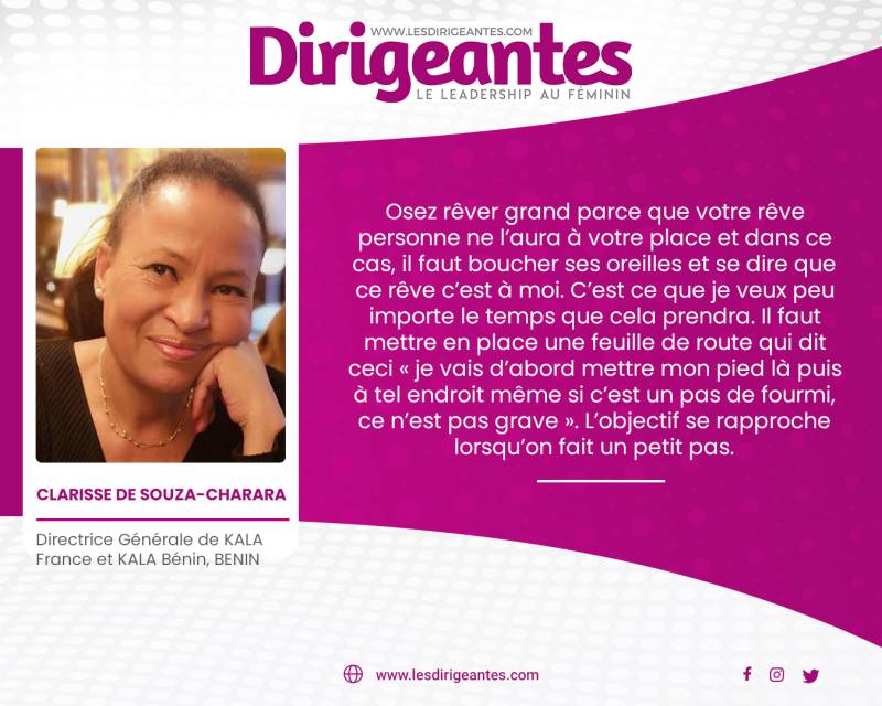 Clarisse De Souza-Charara, Directrice Générale de KALA France et KALA Bénin, BENIN