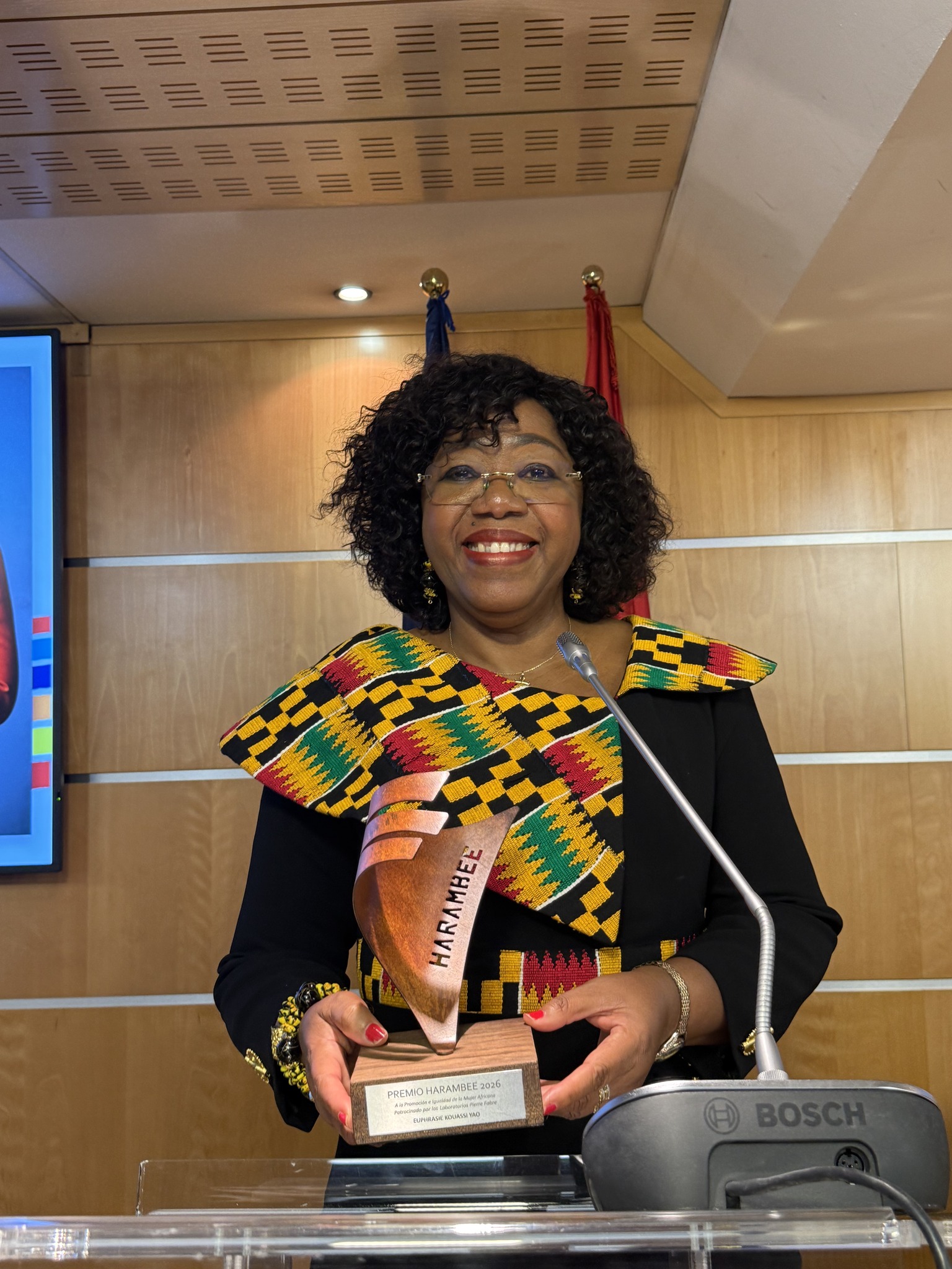 Côte d'Ivoire: La Ministre Euphrasie KOUASSI YAO reçoit le prix Harambee 2026