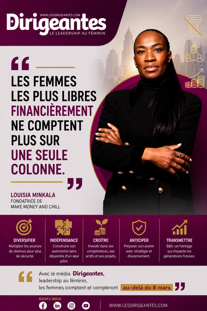 Louisa MINKALA, Fondatrice de MAKE MONEY AND CHILL