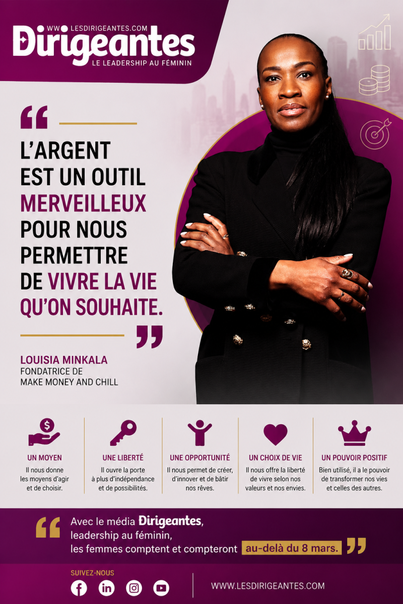  Louisia MINKALA, Fondatrice de MAKE MONEY AND CHILL