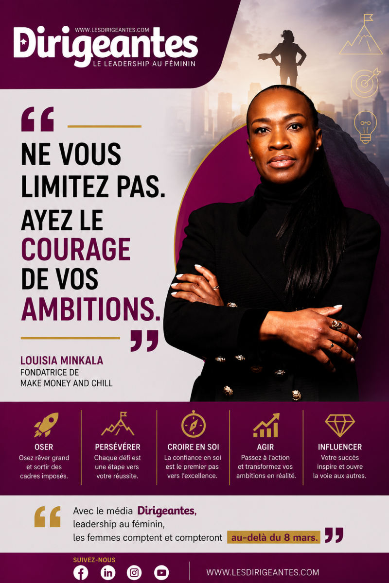 Louisa MINKALA, Fondatrice de MAKE MONEY AND CHILL