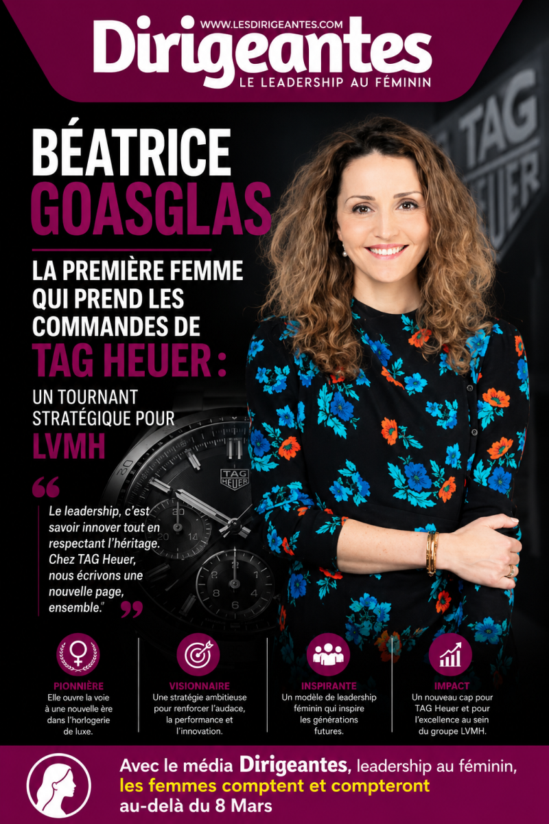  Béatrice GOASGLAS, la première femme qui prend les commandes de TAG Heuer : un tournant stratégique pour LVMH