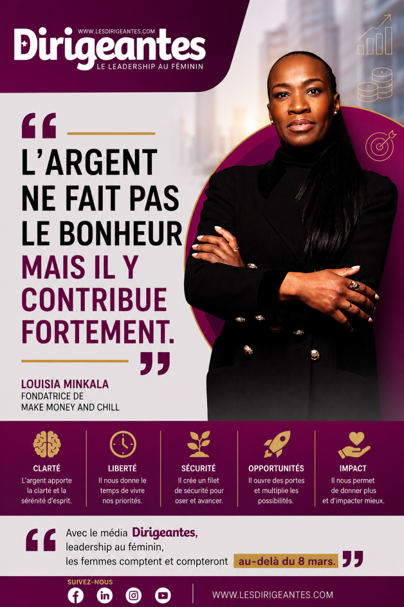 Louisia MINKALA, Fondatrice de MAKE MONEY AND CHILL