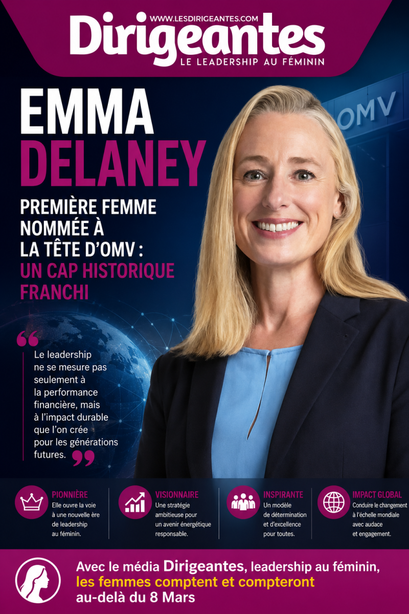 Emma DELANEY première femme nommée à la tête d’OMV : un cap historique franchi