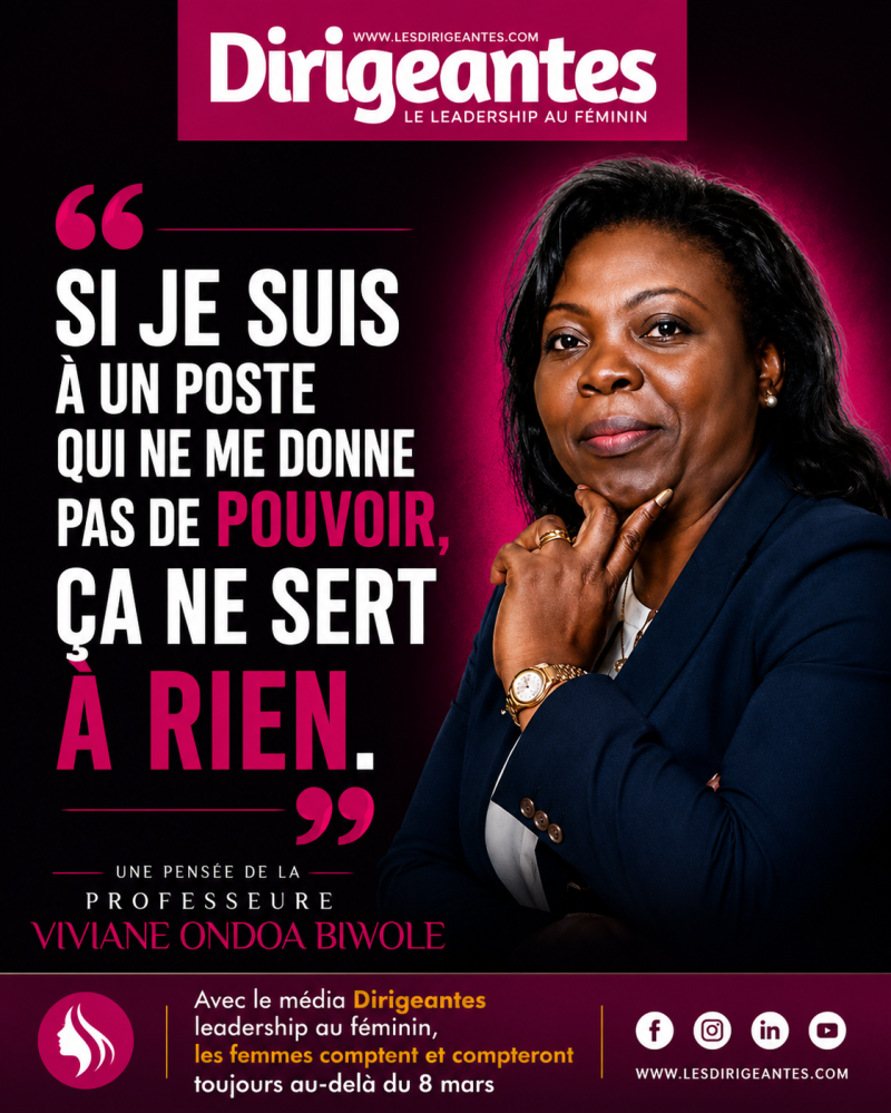 Professeure Viviane ONDOA BIWOLE, Administratrice, Directrice du programme de formation en Gestion de la Politique Economique (GPE_Cameroun), Fondatrice du cabinet OBIV Solutions