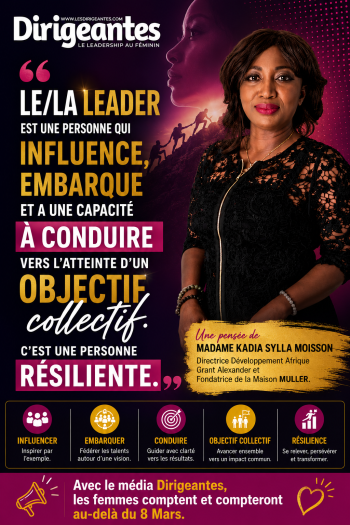 Kadia MOISSON, Directrice Développement Afrique Grant Alexander et Fondatrice de la Maison MULLER. 