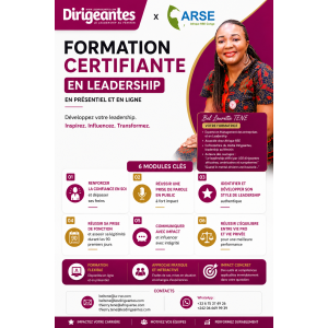 FORMATION CERTIFIANTE EN LEADERSHIP ( PRESENTIEL ET EN LIGNE)