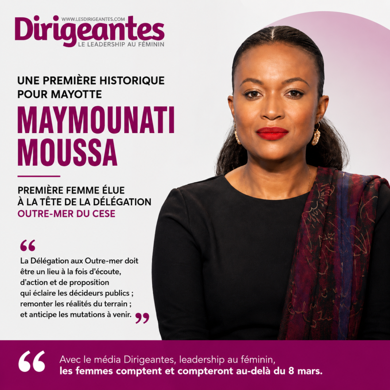 UNE PREMIÈRE HISTORIQUE POUR MAYOTTE : MAYMOUNATI MOUSSA PREND LA TÊTE DE LA DÉLÉGATION AUX OUTRE-MER DU CESE
