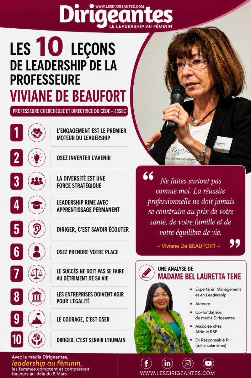LES 10 LEÇONS DE LEADERSHIP DE LA PROFESSEURE VIVIANE DE BEAUFORT