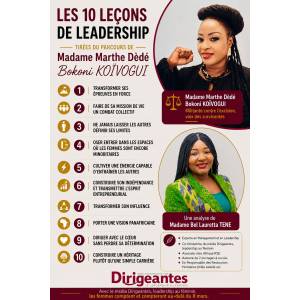 Les 10 leçons de leadership tirées du parcours de Madame Marthe Dèdé Bokoni KOÏVOGUI